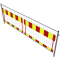 Construction barrier grids | according to TL | film RA2/C, red / yellow